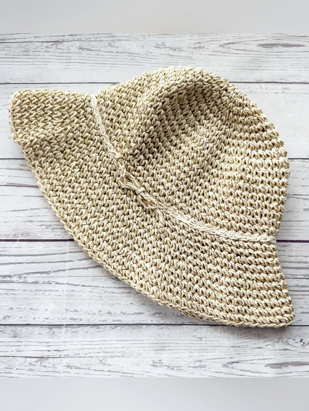 {Baby Gap} Factory Natural Straw Floppy Sun Hat